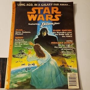 Vintage Star Wars featuring Indiana Jones Magazine #3 "Dark Empire",Bonus Cards